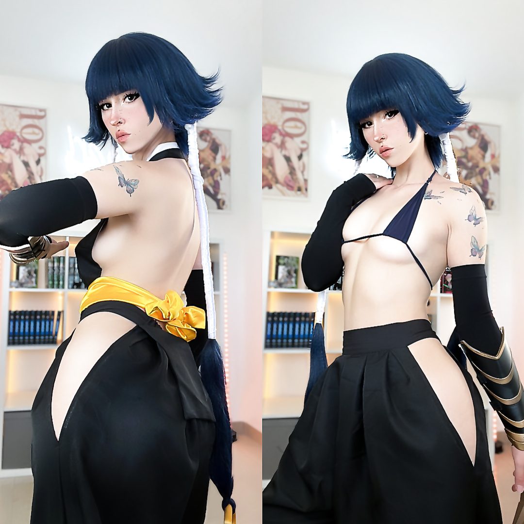 Anari.exe in a highly suggestive pose