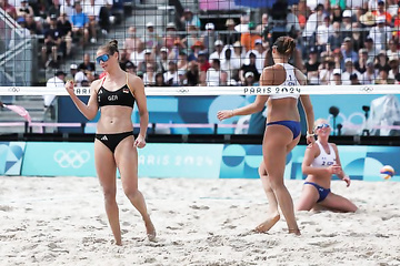 Marie Stochlova und Barbora Hermannova, tschechisches Beachvolleyball, Paris 24, Teil 1