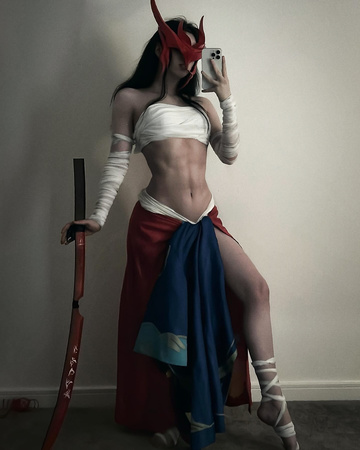 Meine Cosplay-Version von Yone aus League of Legends