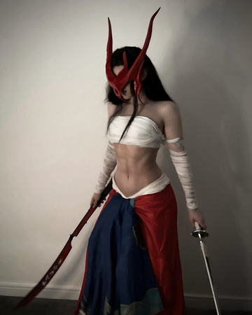 Meine Cosplay-Version von Yone aus League of Legends