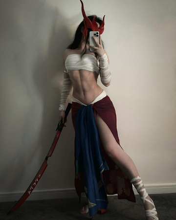 Meine Cosplay-Version von Yone aus League of Legends