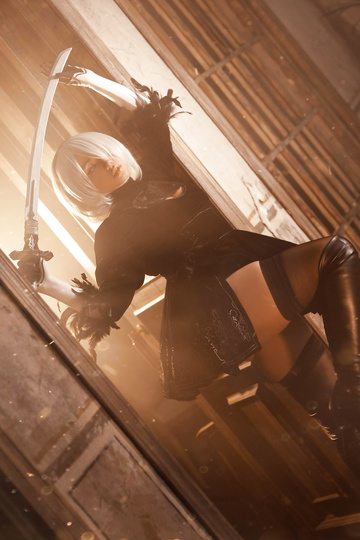 Mein 2B-Cosplay