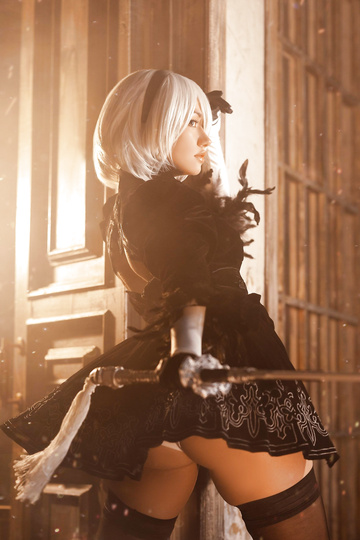 Mein 2B-Cosplay