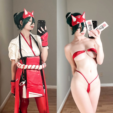 My Kiriko cosplay from Overwatch