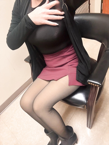 Pantyhose kind of day at the office!