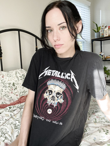 La mejor manera de empezar el día: con una sesión de Metallica.