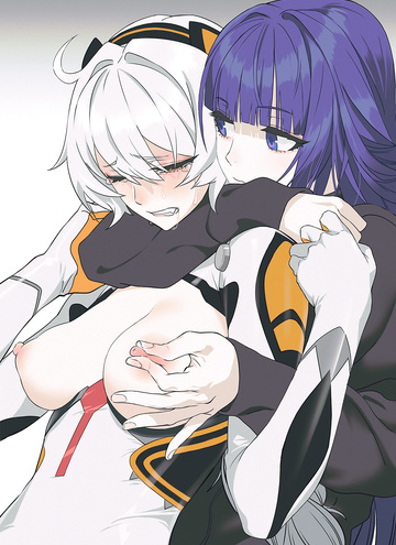 Mei playing with kianas nipple