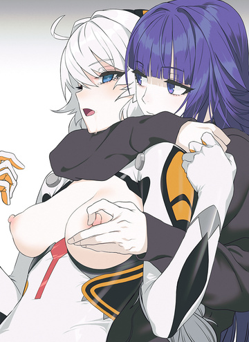 Mei playing with kianas nipple