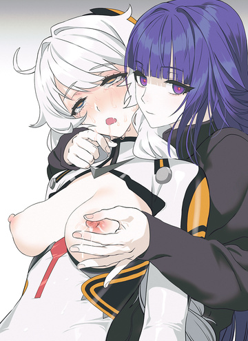 Mei playing with kianas nipple