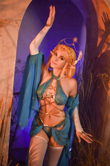 Zelda de La Leyenda de Zelda por Yuna Kairi