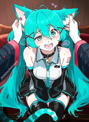 Petting Miku