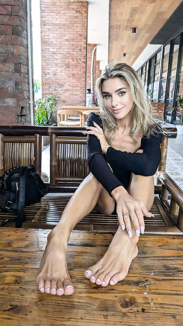 Fotos de pies en público