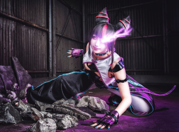 Juri Han de Street Fighter por Enako_cos