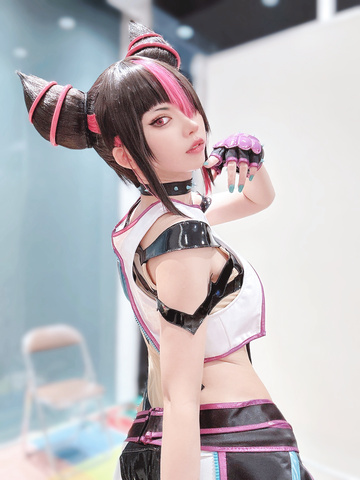 Juri Han de Street Fighter por Enako_cos