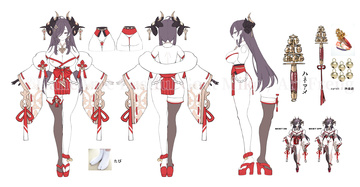 Original Lustful Goat Miko cosplay by HaneAme, designed by Freng