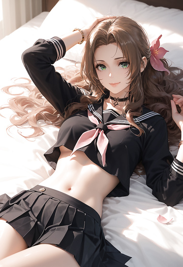 ¡Acabo de ver a Serafuku Aerith y no pude resistirme!