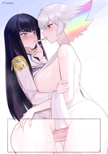 Ragyou lovingly cumming inside Satsuki while they share a treat