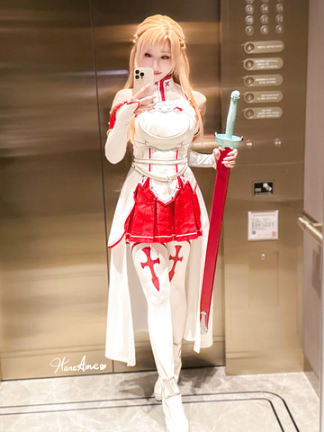 Cosplay de Asuna de SAO por HaneAme