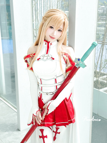 Cosplay de Asuna de SAO por HaneAme