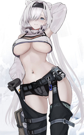 Aurora's underboob and midriff