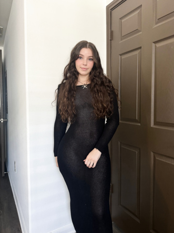 Me encanta este vestido, ¡es tan sexy!