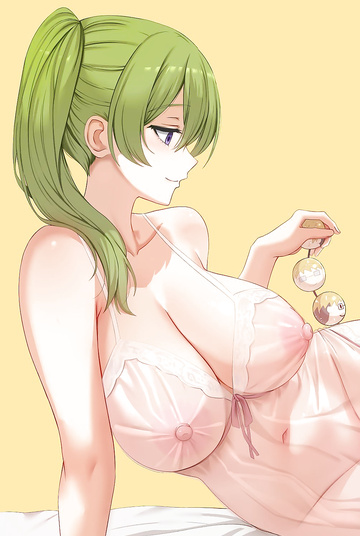 Ubel in nightgown