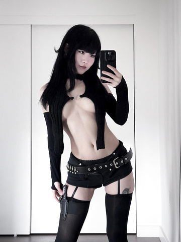 chica japonesa gótica antes de GTA