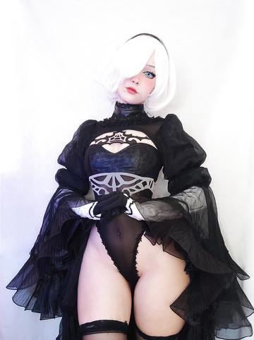 Cosplay de 2B por Nyukix