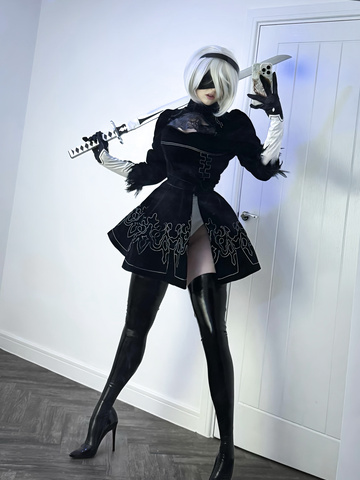 Mi cosplay de 2B de NieR :3