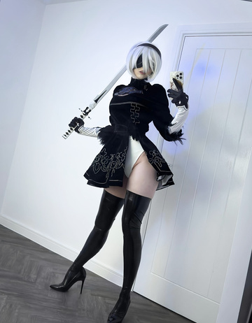 Mi cosplay de 2B de NieR :3