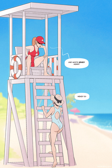 Tyler en la playa
