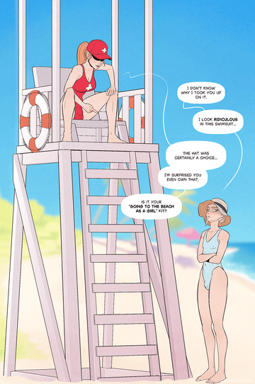 Tyler en la playa