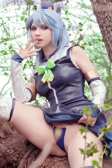 Cosplay de Aqua por Peppy_cos