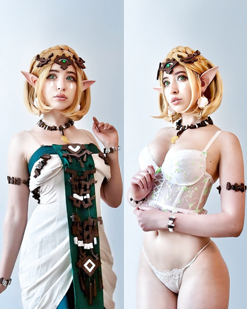 Cosplay de Zelda hecho por mí