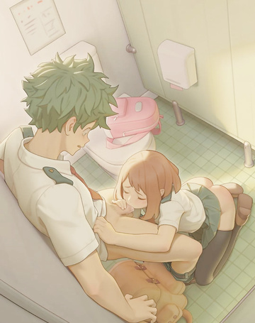 Cogida en el baño