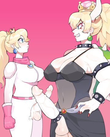 Bowsette X Princesse Peach