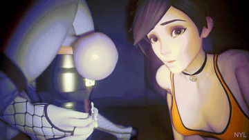 Illustration du traceur et du faiseur de veuves Overwatch par Nyl