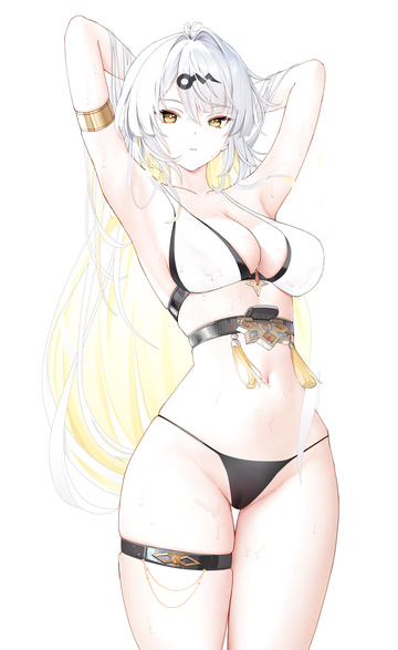 Yi Xuan en bikini