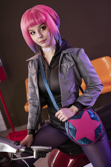 Ramona Flowers-Cosplay von Helly Valentine