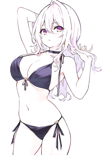 schwarzer Bikini