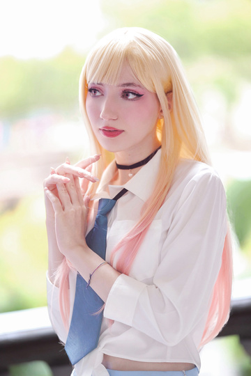 ¡Mi cosplay de Marin!:3