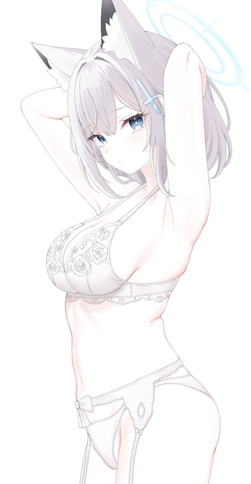 Shiroko in Dessous