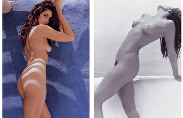 Cindy Crawford von Herb Ritts für das Playboy Magazine, Oktober 1998