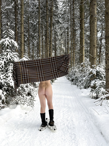 Ein toller Tag für eine Schneeschuhwanderung und ein Fotoshooting zur Feier meines 32. Geburtstags!