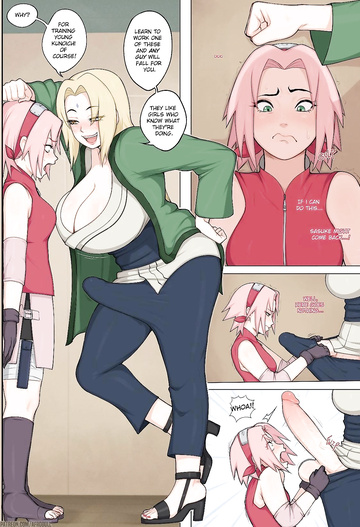 Tsuande erteilt Sakura eine harte Lektion (Naruto)[Afrobull]