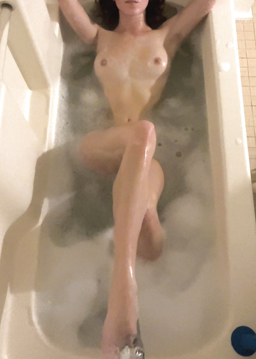 Ich habe immer Spaß in der Badewanne