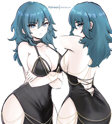 Trend des schwarzen Kleids von Byleth