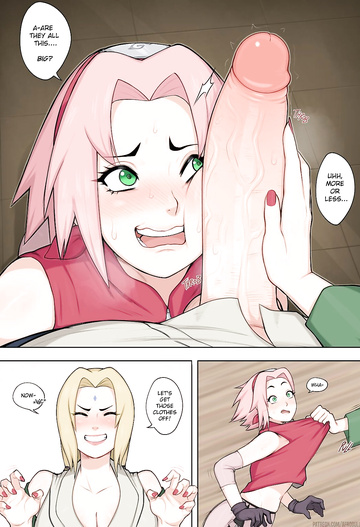 Sakura und Tsunade trainieren