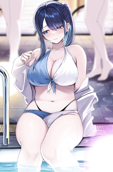 Kouhai am Pool