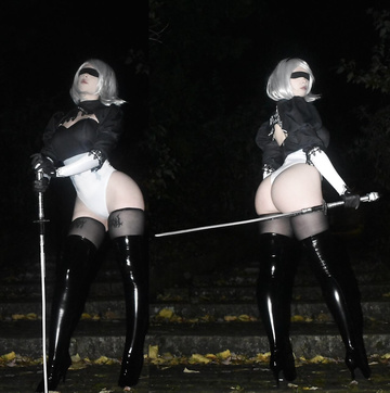 Mein 2B-Cosplay aus Nier Automata